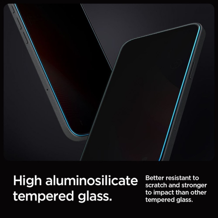 Image du produit Spigen Glas.Tr "Ez Fit" 2-Pack pour iPhone 16 Pro 6,3" intimité (2 pièce(s), Apple iPhone 16 Pro)