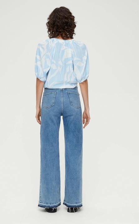 Produktbild s.Oliver Bluse Kurzarmbluse aus Viskose (36)