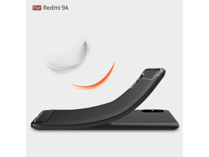 Actual product image Screenguard Xiaomi Redmi 9A Cover Carbon Brushed Soft TPU (Xiaomi Redmi 9A)