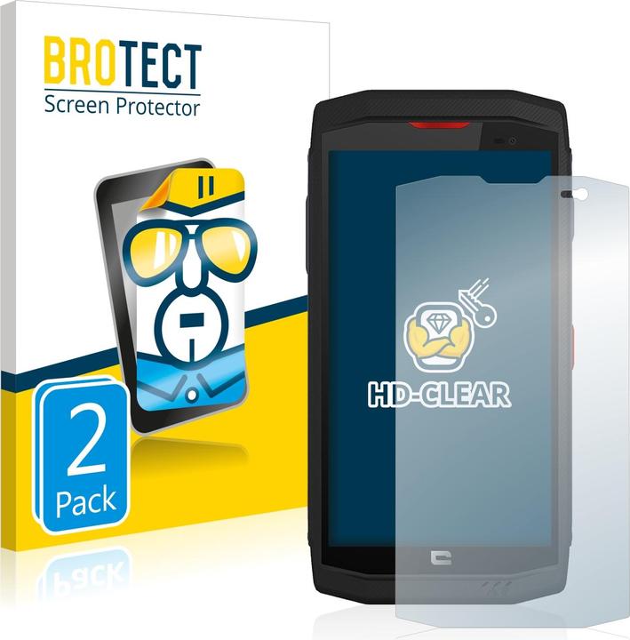 Actual product image BROTECT Screen Protector Clear (2 Piece, Crosscall Trekker-X3)