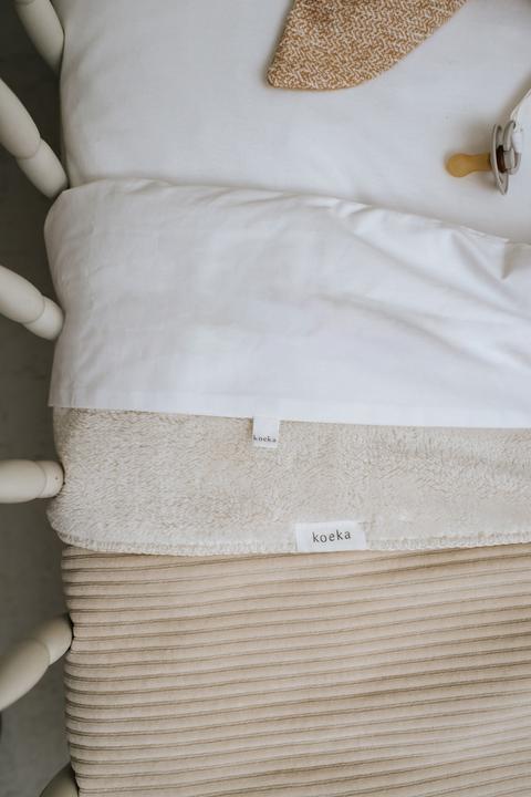 Actual product image Koeka Bassinet blanket teddy Vik (75 x 100 cm)