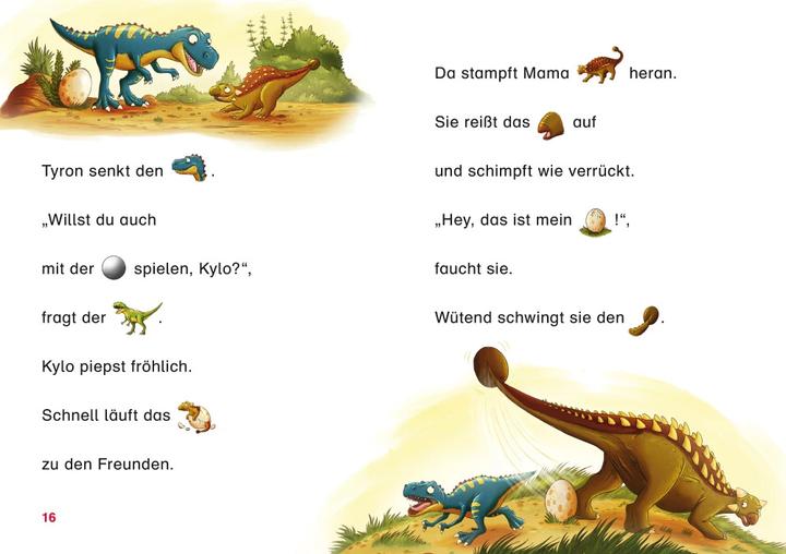Produktbild Duden Leseprofi – Mit Bildern lesen lernen: Zwei Dinos wollen nach Hause, Erstes Lesen (Deutsch, 2019)