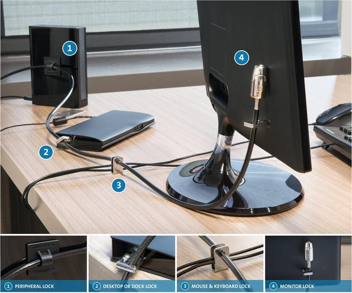 Produktbild Kensington Desktop & Peripherals Locking Kit 2.1