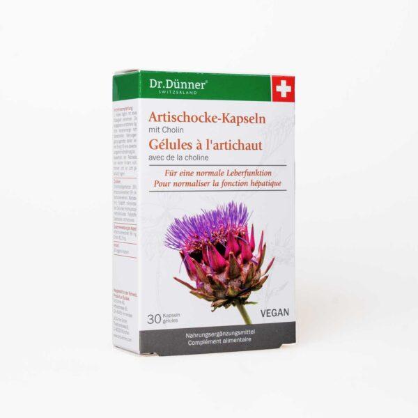 Actual product image Dr. Dünner Artichoke capsules (30 Piece, Capsules, 37 g)