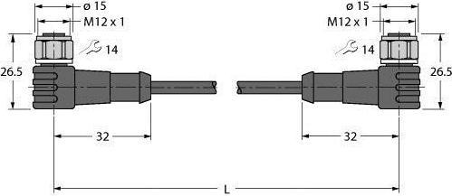 Actual product image Turck Actuator and sensor cable PP-EPDM connecting cable (50 m)