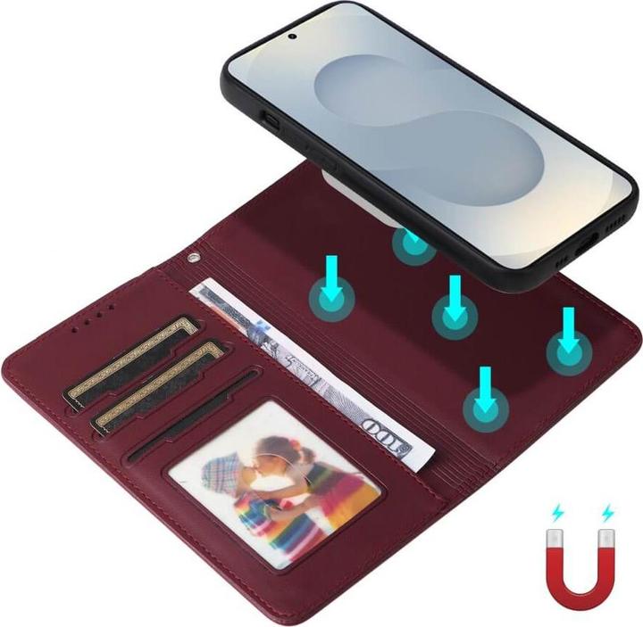 Produktbild Cover-Discount Galaxy S25 Edge - Teilbare Brieftasche 2-in-1 Handyhülle (Samsung Galaxy S25 Edge)