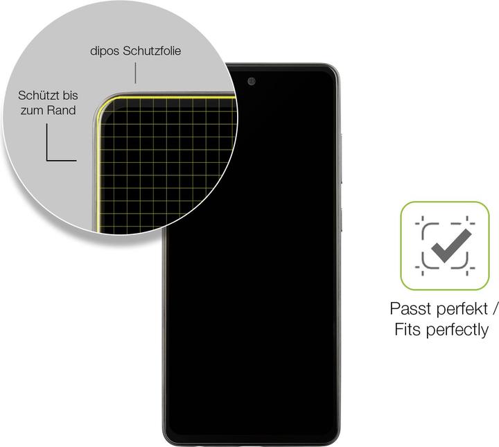 Immagine prodotto Dipos Full-Cover Pellicola Protettiva opaco (1 pz., Samsung Galaxy A52s 5G)