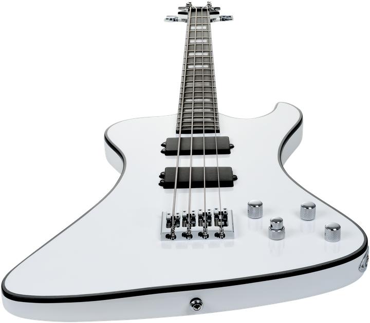 Produktbild Hagstrom E-Bass, Nekromant 4, White Gloss (E-Gitarre, Mahagoni)