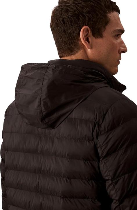 Actual product image Calvin Klein Jeans Ls Nylon Lt Wt Hooded Fz Puffer (L)