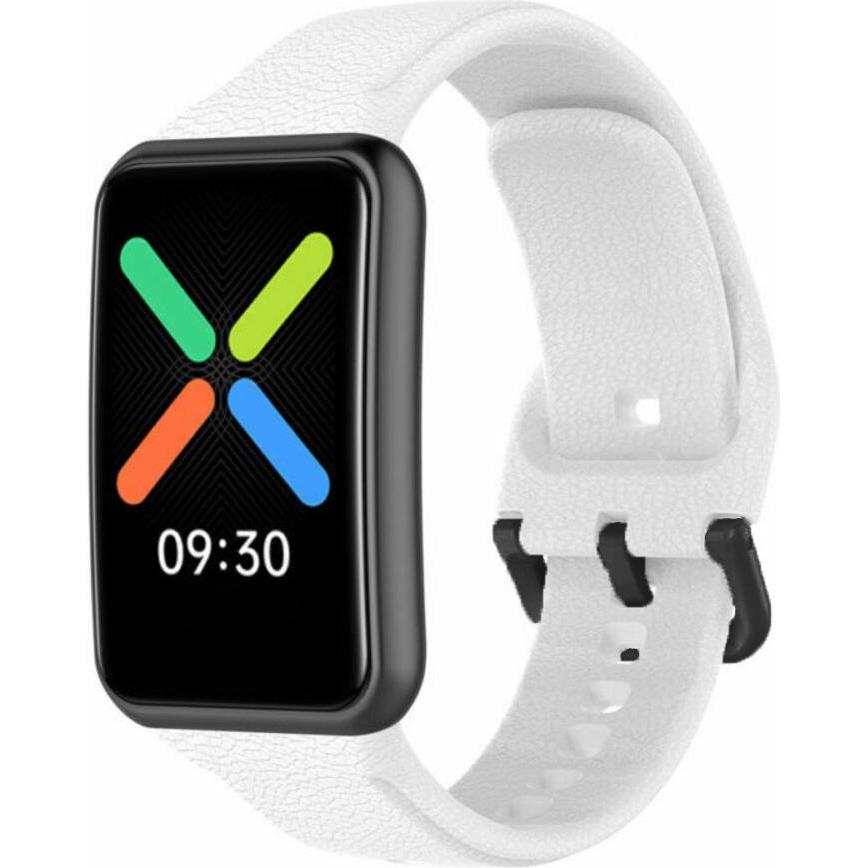 Strap-it Silikonarmband (Silikon), Uhrenarmband, Weiss