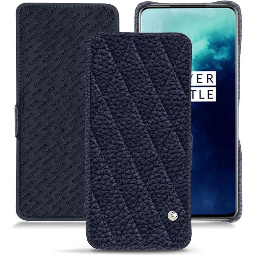 Noreve Lederschutzhülle horizontal (OnePlus 7T Pro), Smartphone Hülle, Violett