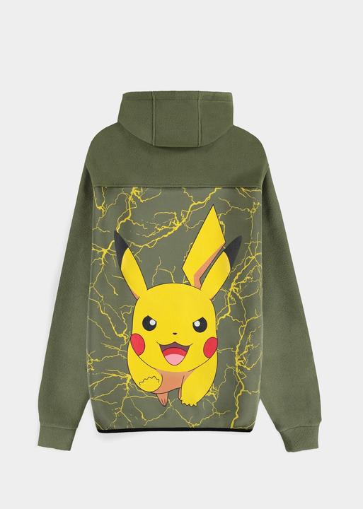 Immagine prodotto Difuzed Pokémon - Felpa con cappuccio Sherpa Pikachu Uomo - L (L)