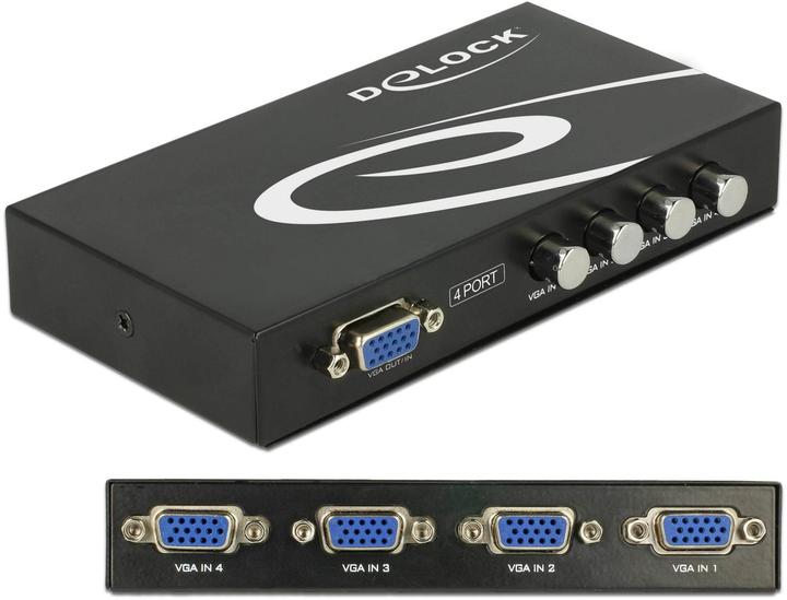 Delock 4Port VGA Switchbox
