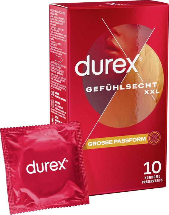 Produktbild Durex Gefühlsecht Extra Gross (10 Stk.)