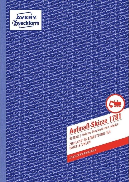 Actual product image Avery Measurement sketch (50 x)