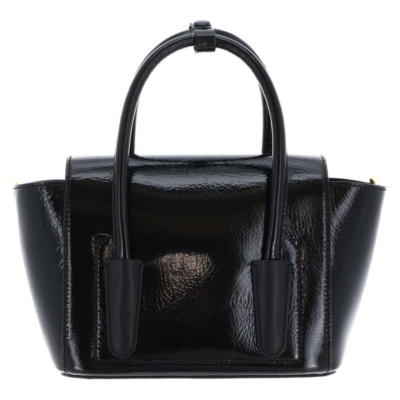 Coccinelle, Damen, Handtasche, Double Beat Handbag, Schwarz