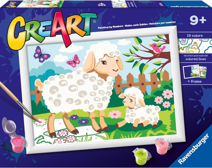 Ravensburger Peinture par numéros - Mouton avec agneau