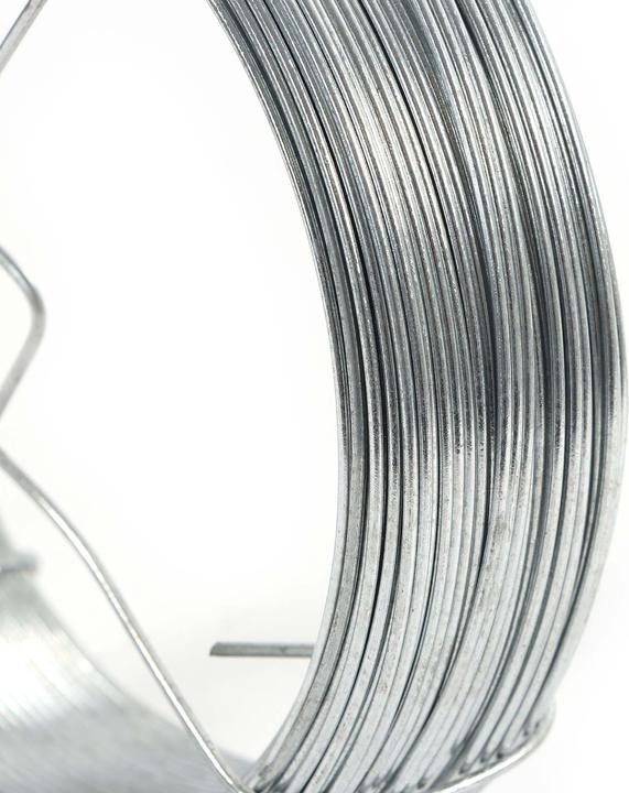 Actual product image Wiltec Garden wire 1.8mm green winding wire 50m binding wire steel plant wire (50 m)