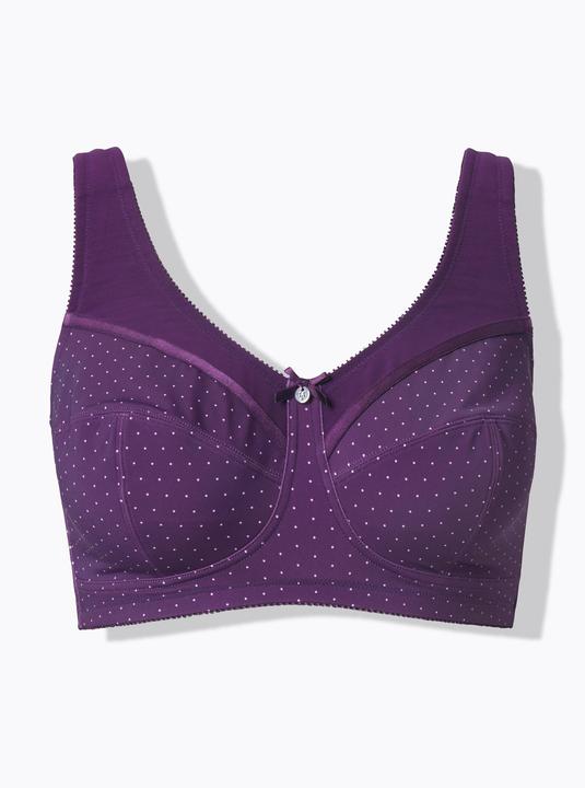 Actual product image Ulla Popken Polka Dot Relief Bra (100 E)