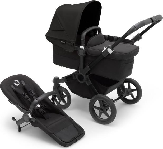 Bugaboo Donkey 5 Mono, nero/nero/nero