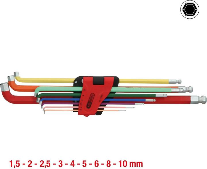 Actual product image KS Tools Angle pin wrench set 108° angled