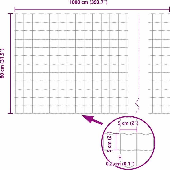 Produktbild vidaXL Aussenbarriere