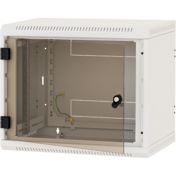 Thumbnail - Triton RBA-06-AS6-CAX-A1 - 19" Wandverteiler, einteilig, 6 HE, 595 mm Tiefe (6 HE, 19 Zoll Rack), Serverschrank, Weiss