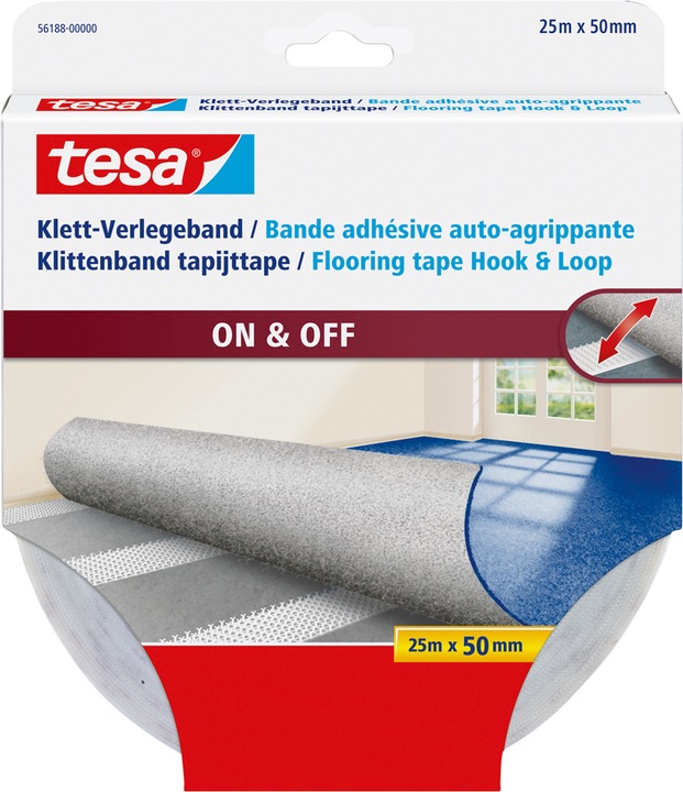 Produktbild tesa Klett Verlegeband (50 mm)