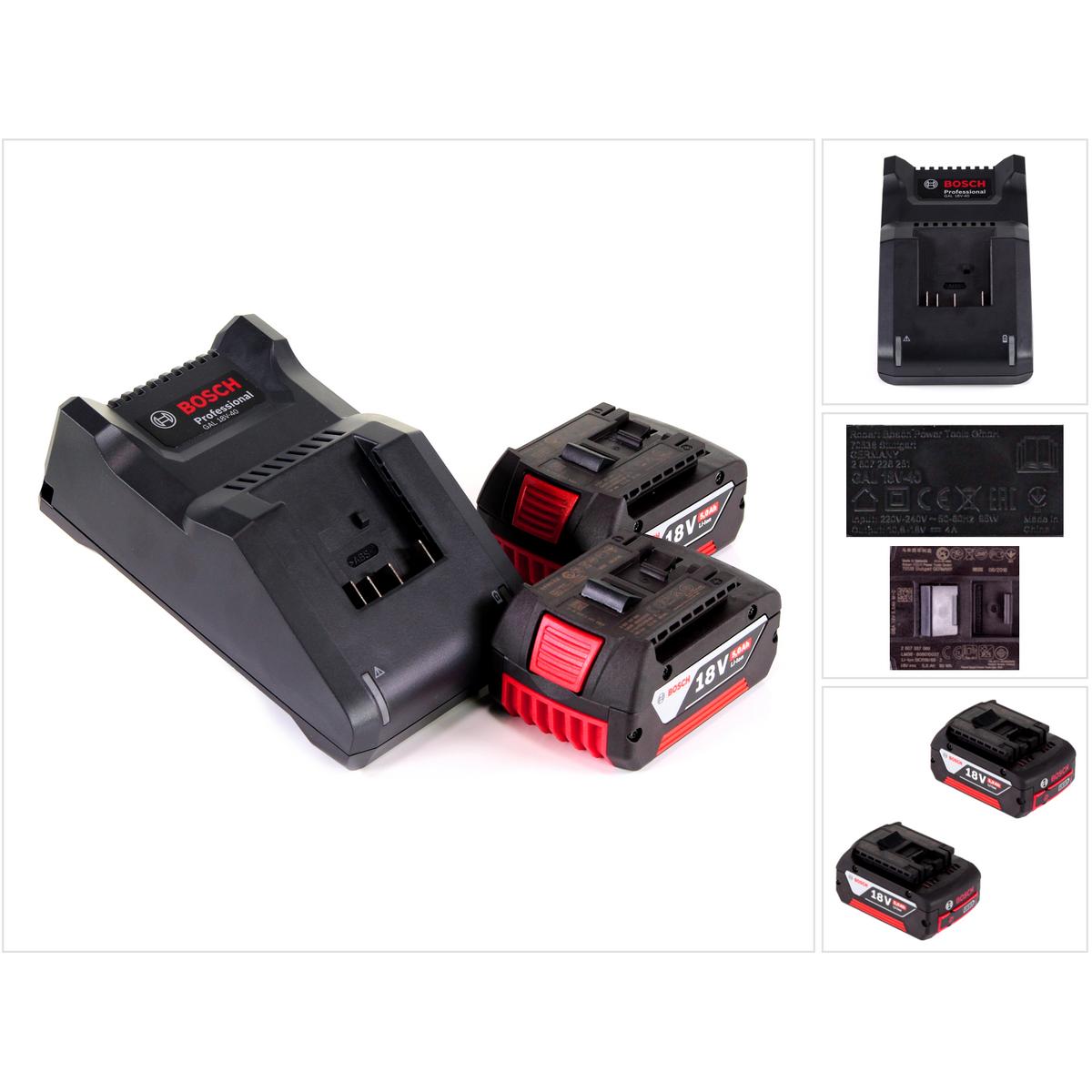 Thumbnail - Bosch Professional, Werkzeugakku + Ladegerät, Bosch Starter Set (18 V)