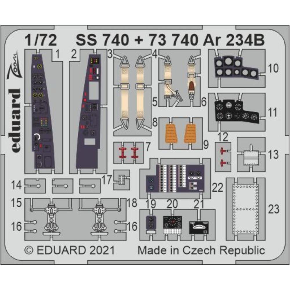 Eduard Ar 234B 1/72 for DRAGON