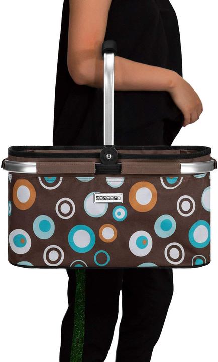 Immagine prodotto Anndora Cestino Retro 22 Litri Marrone Azzurro