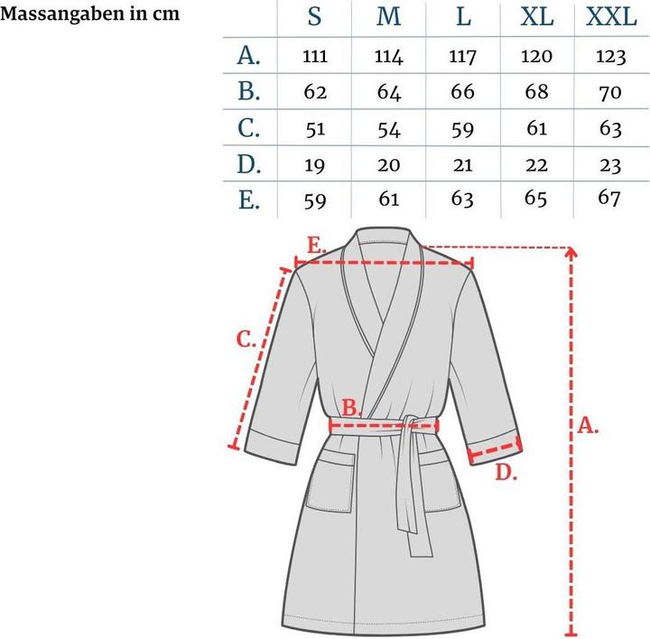Actual product image Casativo Microfibre bathrobe (XL)