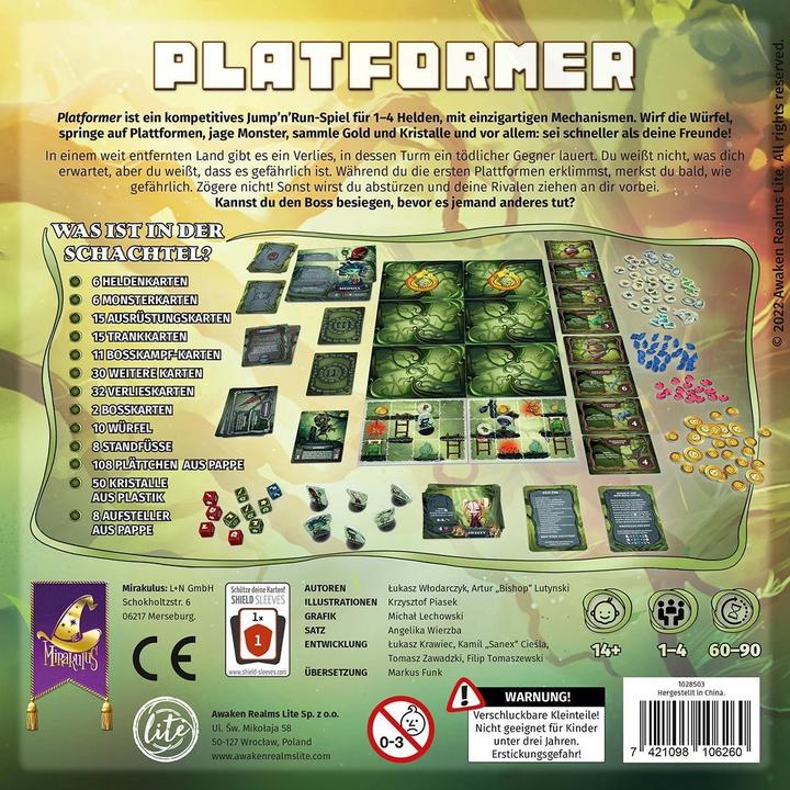 Actual product image Mirakulus Platformer (German, 1 - 4 Players)