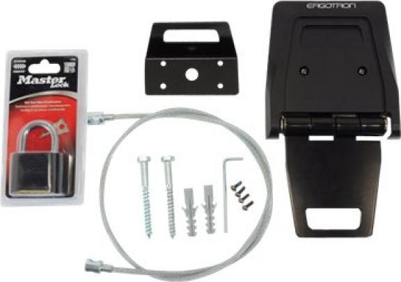 Ergotron security bracket kit, lock an device-management cart