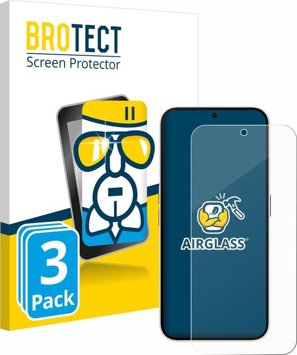 Actual product image BROTECT AirGlass Glass (3 pcs., Nothing Phone (2a))