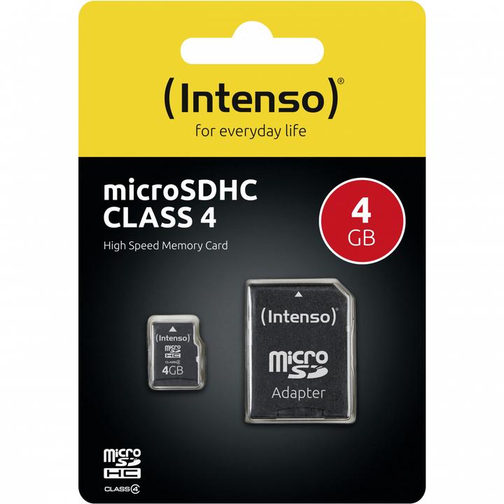 Produktbild Intenso Flash (4 GB, microSDHC)