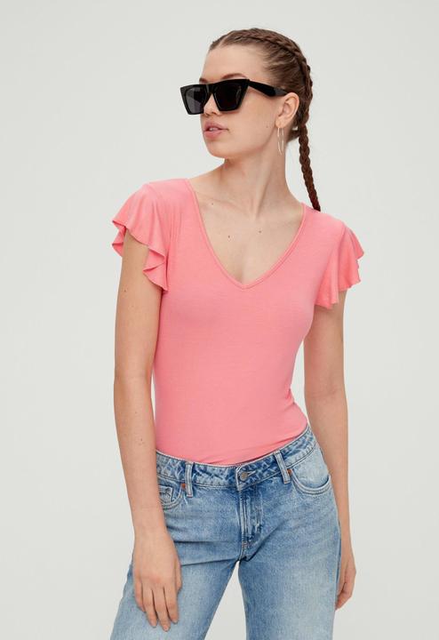 Produktbild S.Oliver T-Shirt Rippshirt aus Modalmix (L)