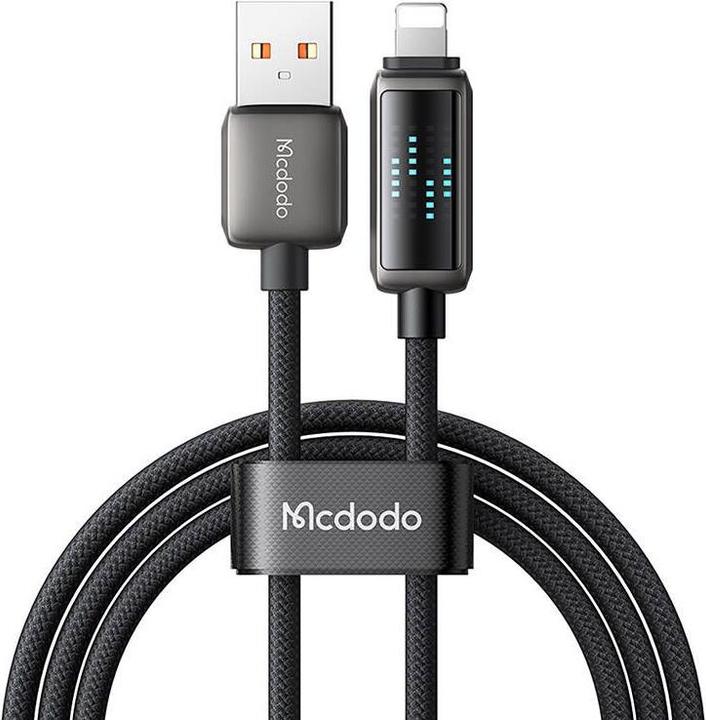 Mcdodo CA-5250 LED Display USB-A to Lightning Data Cable 1.2m (1.20 m, USB 2.0, 36 W)
