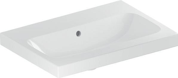 Immagine prodotto Geberit Lavabo iCon Light, 60 cm x 42 cm, senza foro per rubinetto, con sfioratore,501841 (420 mm, 600 mm)