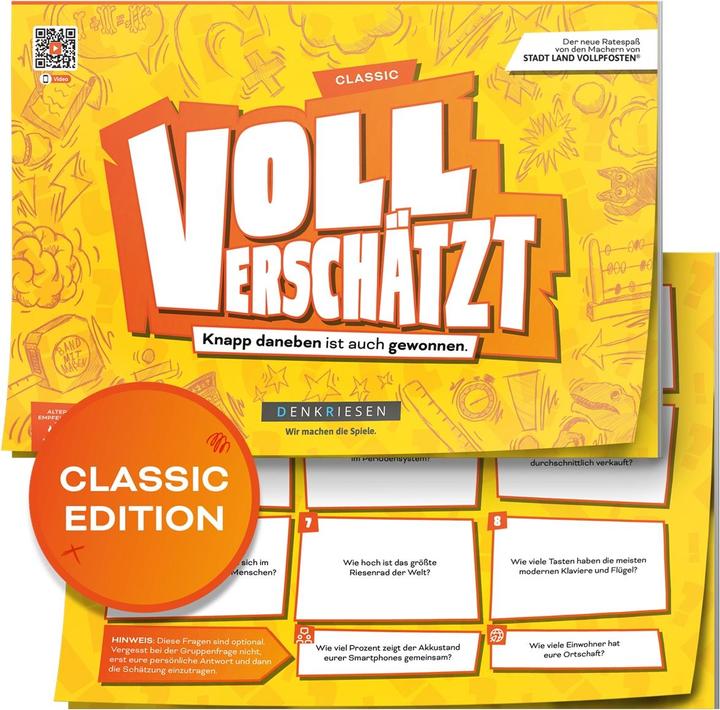 Productafbeelding Denkriesen Voll Verschätzt - A4 Blok Klassieke Editie (d) (Duits)