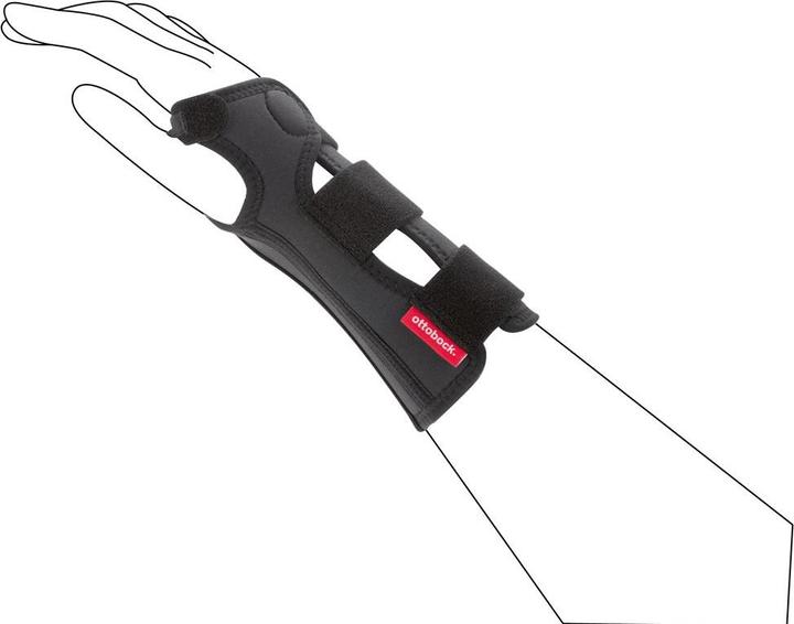 Produktbild Ottobock MANU 3D BASIC XL links schwarz (XL)