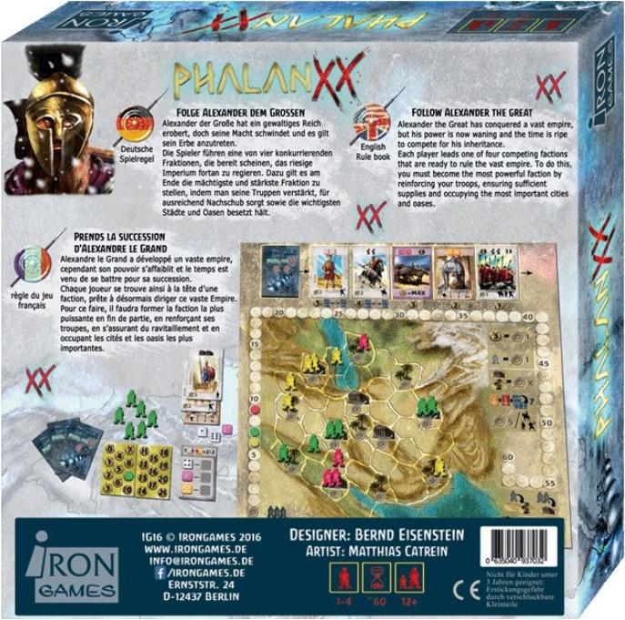 Produktbild IG007 - Phalanxx, Brettspiel, für 1-4 Spieler, ab 12 Jahren (1 - 4 Spieler)