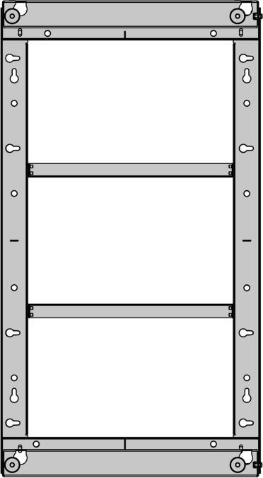 Image du produit Multibrackets Support mural fixe pour Samsung OH46F/B/A (Mur, 48 kg)
