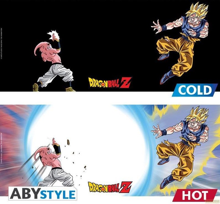 Produktbild ABYstyle DRAGON BALL-Mug Heat Change-GokuVSBuu (460 ml, 1 x)
