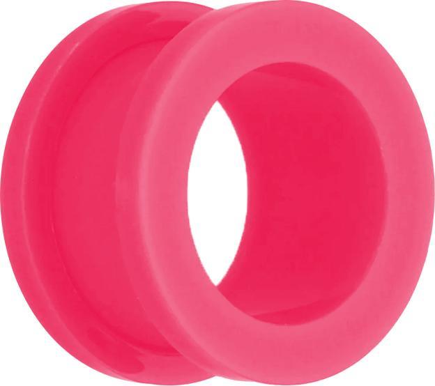 Produktbild Star Piercing Flesh Tunnel neon pink (Chirurgenstahl 316L, ohne Messing)