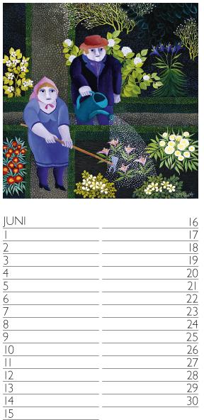 Actual product image Bruno Epple birthday calendar