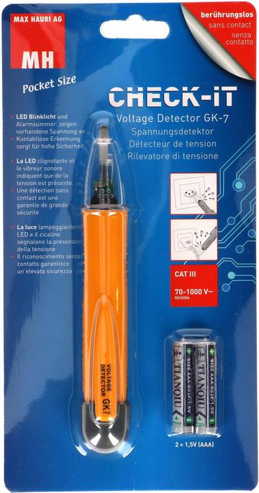 Produktbild Max Hauri Kontaktloser Spannungstester GK7 (CAT III 1000V)