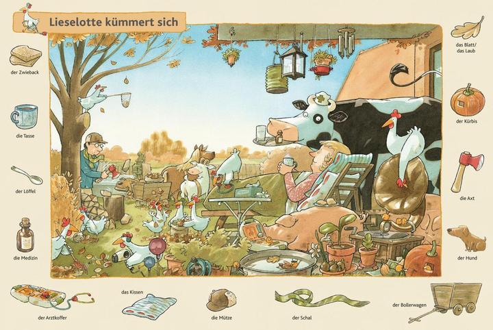 Productafbeelding Was sucht Lieselotte? Das grosse Such-und-Finde-Wimmelbuch (Duits, Alexander Steffensmeier, 2020)