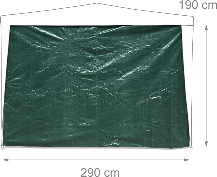 Actual product image Relaxdays Pavilion side parts (50 cm, 290 cm)