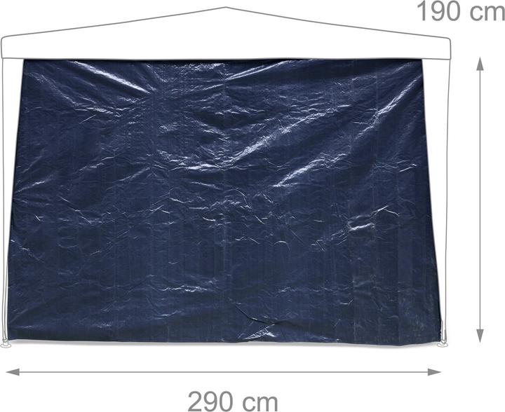 Actual product image Relaxdays Pavilion side parts (50 cm, 290 cm)